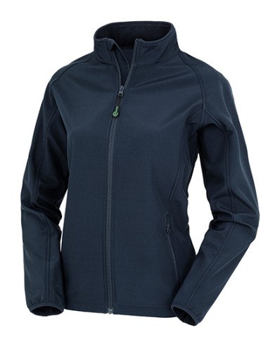 R-R901F-Womens Recycled 2-Layer Printable Softshell Jacket